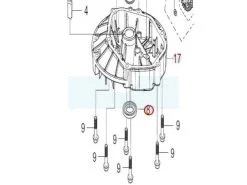 Joint Spi De Vilebrequin Pour Moteur Loncin / Rato (0341000010) - Joint Moteur Haute Qualité