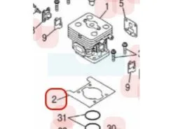 Joint D'embase Pour Moteur Zenoah (848F0112B0) - Joint Moteur Haute Performance