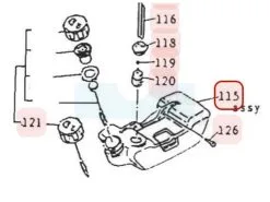 Réservoir D'essence Pour Moteur Mitsubishi (KF01053BA) - Pièce de Rechange Haute Qualité