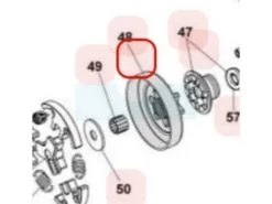 Pignon Pour Tronçonneuse Maruyama M035989 - Pièce de Rechange Haute Qualité